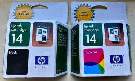 Photo of free Pair of HP No 14 ink cartridges (Kingswood BS15) #1