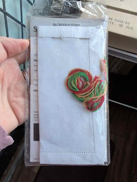 Photo of free Embroidery kit (HA6 Northwood) #2