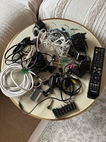 Photo of free Assorted electrical leads (Dinder BA5) #1