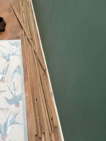 Photo of free Hardwood Quadrant floor beading: Fumed Oak colour (Lyncombe BA2) #1