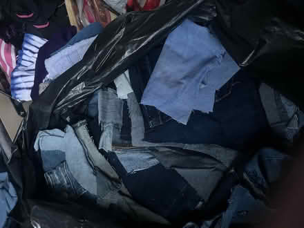 Photo of free Denim scrap fabric (Newton CH2) #2