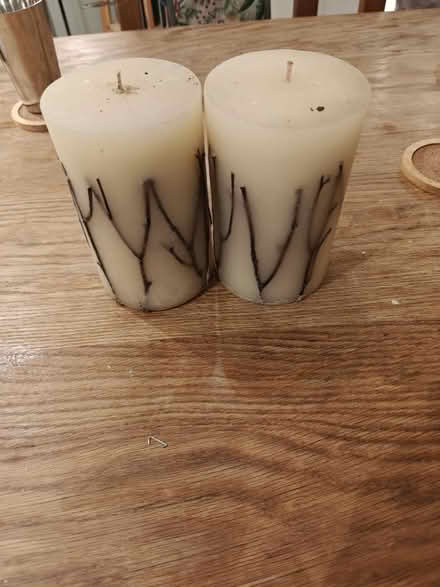 Photo of free Pair of large candles (Brighton BN1) #1