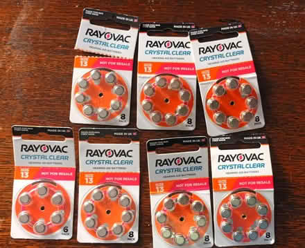 Photo of free Rayovac size 13 hearing aid batteries (Ludlow SY8) #1