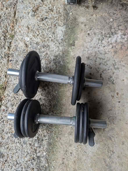 Photo of free Lifting weights 2x 7Kg (Hollingbury BN1) #1