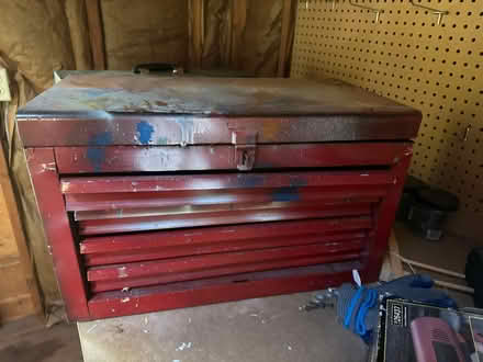 Photo of free Solid metal 4 drawer tool chest (New Fairfield Squantz Pond) #1