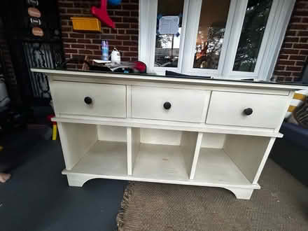 Photo of free Beige Credenza (Near Ft. Totten Park) #1