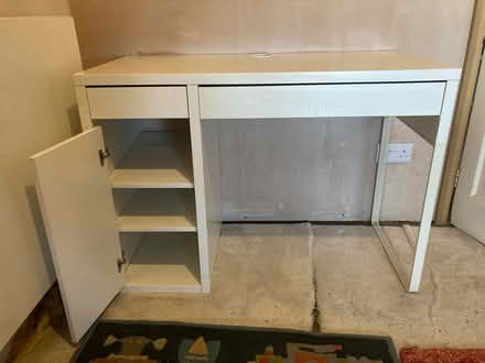 Photo of free White IKEA Micke desk (Disley, SK12) #2