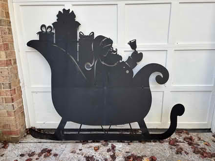 Photo of free Metal Outdoor Sleigh and Reindeer (Oak Hill Area) #1