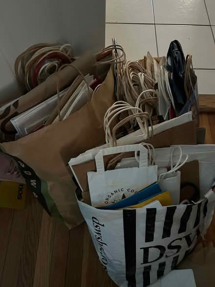 Photo of free paper handled shopping bags (24 avalon road, waban) #1