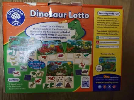 Photo of free Dinosaur Lotto game (Donnington OX4) #2