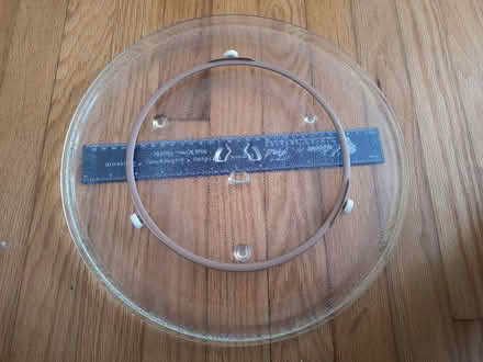 Photo of free Microwave glass dish + roller ring (Hilton Village area in NN) #1
