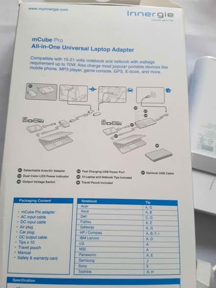 Photo of free Universal laptop adaptor (HP13 near railway station) #2