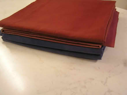Photo of free Poly-cotton sheeting (red & blue) (West Moors BH22) #2