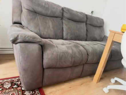 Photo of free Grey 3 seater sofa (Teddington TW11) #2