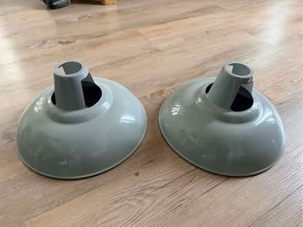 Photo of free 2 metal lampshades (Lamorbey DA15) #1