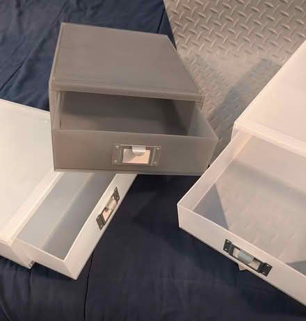 Photo of free Set of three desk boxes-Stackable (Herald Square, Manhattan) #2