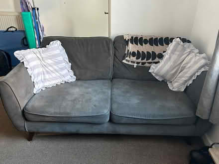 Photo of free Grey sofa (Plungington PR1) #3