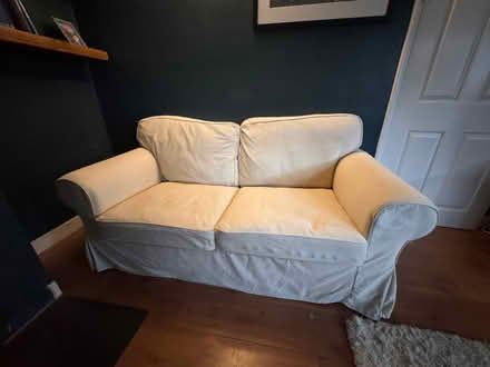 Photo of free Cream 2-seater sofa (Odiham RG29) #1