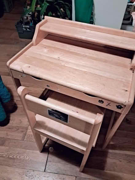 Photo of free Kids wooden desk & chair (OX25, Weston on the green) #1