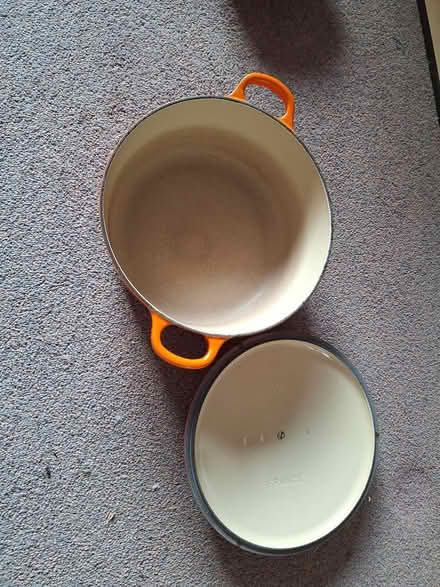 Photo of free Le creuset casserole and pan (Elmstead Market CO7) #2