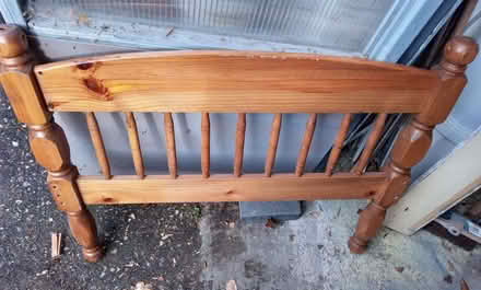 Photo of free pine single bed frame (Mile Cross NR3) #2