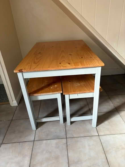 Photo of free Kitchen table 2 benches (Off Iffley road) #1