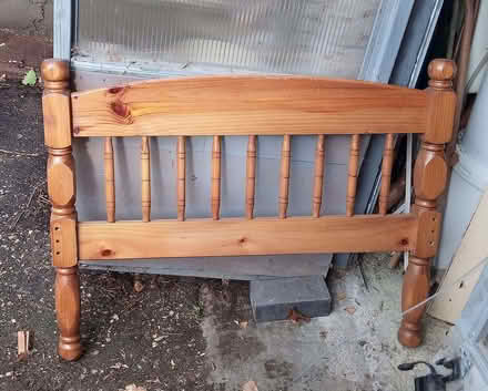 Photo of free pine single bed frame (Mile Cross NR3) #1
