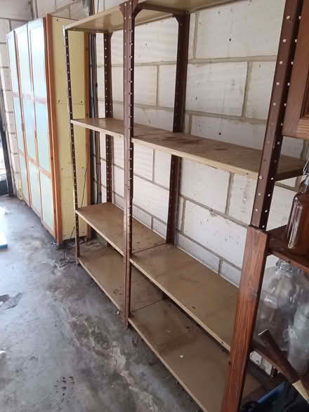 Photo of free Metal shelving units - pair (Waterlooville PO8) #1