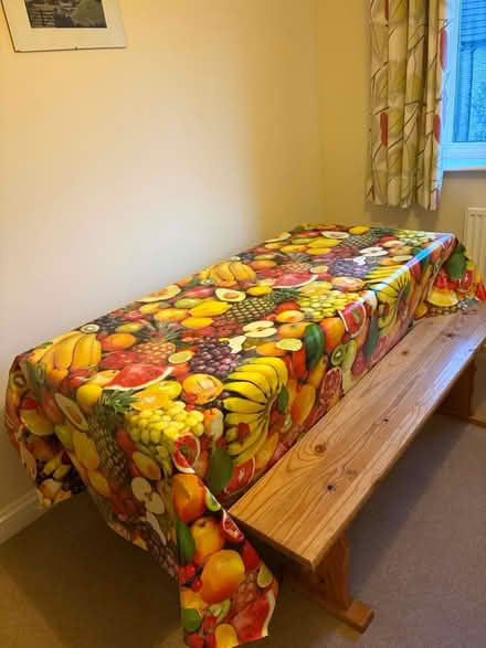 Photo of free Solid pine table and 2 benches (Orpington BR6) #1