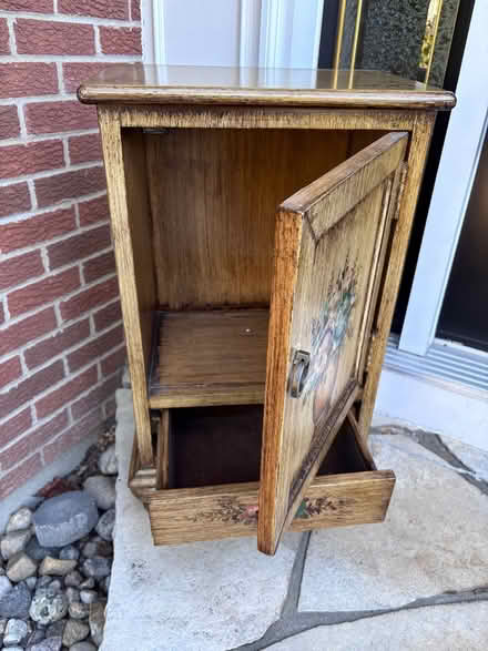 Photo of free Hand painted cabinet w/one drawer (Convent Glenn, Orleans) #2