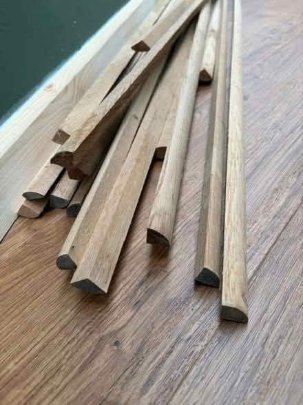 Photo of free Hardwood Quadrant floor beading: Fumed Oak colour (Lyncombe BA2) #2
