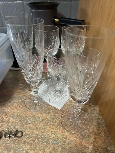 Photo of free crystal glasses (Coxheath ME17) #1