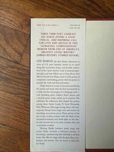 Photo of free Poet Warrior by Joy Harjo (Clason Point Bronx NY) #2