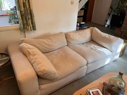 Photo of free Beige 3 seater Sofa (Crowthorne) #1