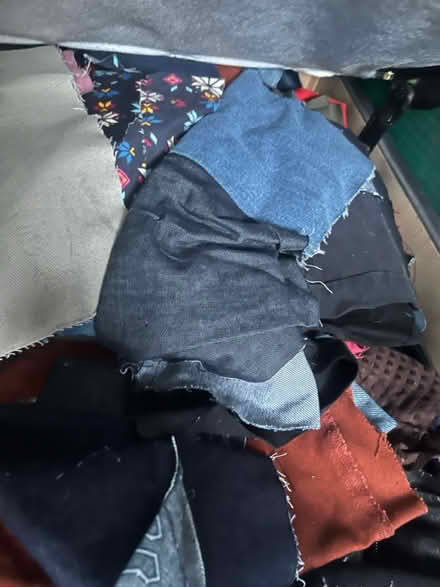 Photo of free Denim scrap fabric (Newton CH2) #3