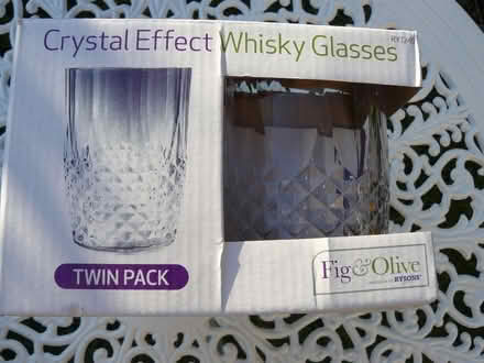 Photo of free 4 x plastic crystal-effect drinking glasses (Kempsey WR5) #2