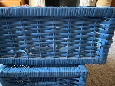Photo of free 2 blue baskets (Sanderstead CR2) #2