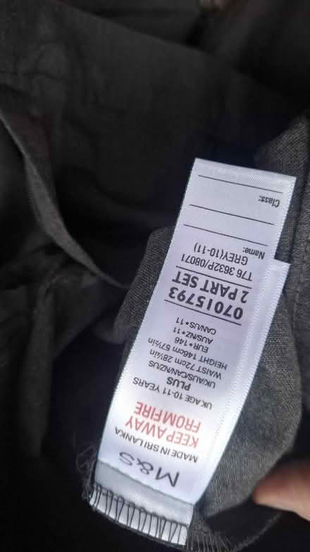 Photo of free 1 x pair new boys charcoal greyschool trousers, age 10-11 yr (Boughton Monchelsea ME17) #4