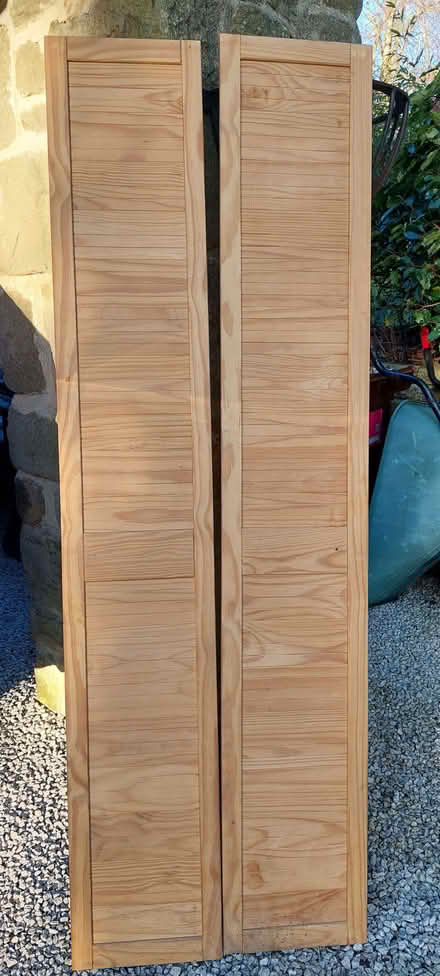 Photo of free Louvre doors, originally for a built in cupboard (Glusburn BD20) #3