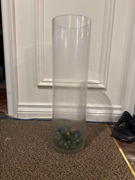 Photo of free Tall glass vase, needs cleaning (Kennedy Sheppard) #1