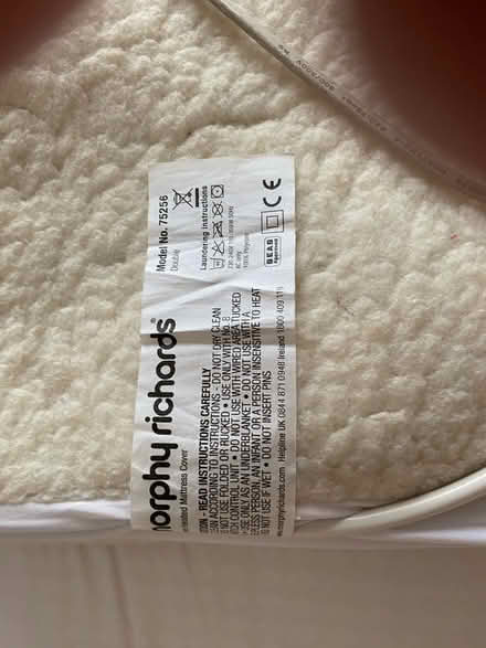 Photo of free Electric blanket (Ramsgate CT11) #2
