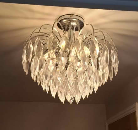 Photo of free Clear acrylic crystal droplet light fitting (Boughton Monchelsea ME17) #2