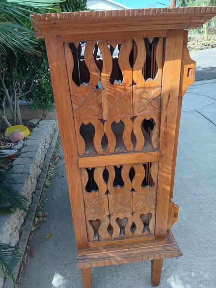 Photo of free teak cabinet with wine rack (Eastern Lake View Terrace) #4