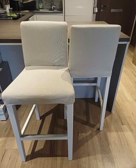 Photo of free kitchen bar stools x 2 used but excellent conditions (Fulham Palace Rd W6) #2
