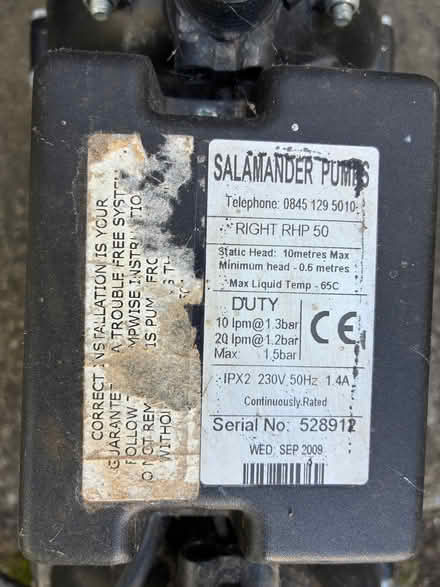 Photo of free Pond Pump (Surbiton KT6) #2
