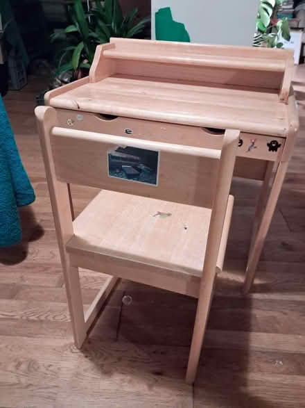Photo of free Kids wooden desk & chair (OX25, Weston on the green) #3