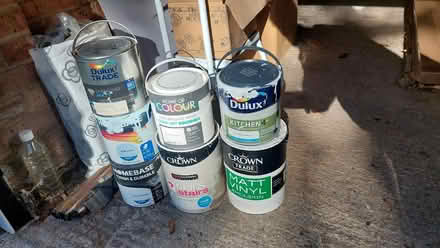 Photo of free Paint - part used blue and white (Westbourne BH4) #1