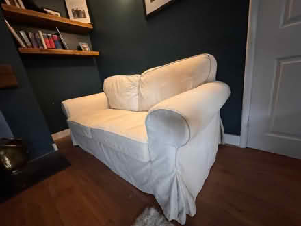 Photo of free Cream 2-seater sofa (Odiham RG29) #2