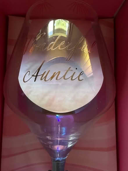 Photo of free Auntie wine glass (Westbury BA13) #1
