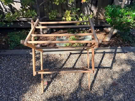 Photo of free Wooden dry rack (Near Bachman Park, Los Gatos) #2